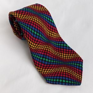 Bright and beautiful multicolor neck tie